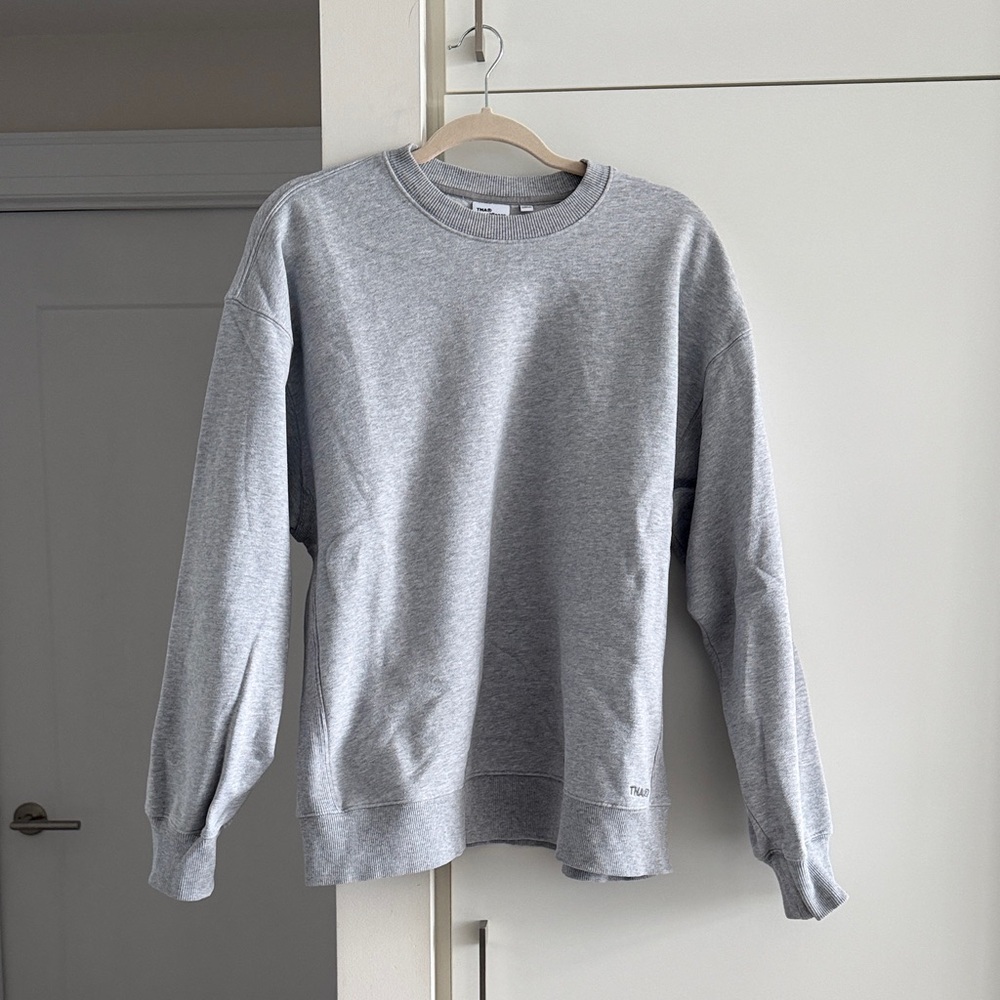 TNA Light Gray Crewneck Sweater